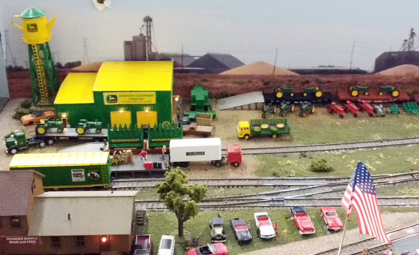 1.32 scale model farm dioramas